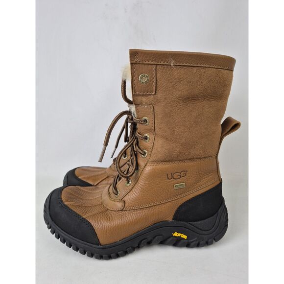 UGG Women's Chestnut Brown Adirondack Boot II Tipped Size 8 US 5469 - Picture 3 of 8